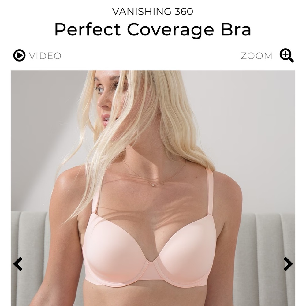 Soma vanishing 360 perfect coverage  bra in porcelain nwot